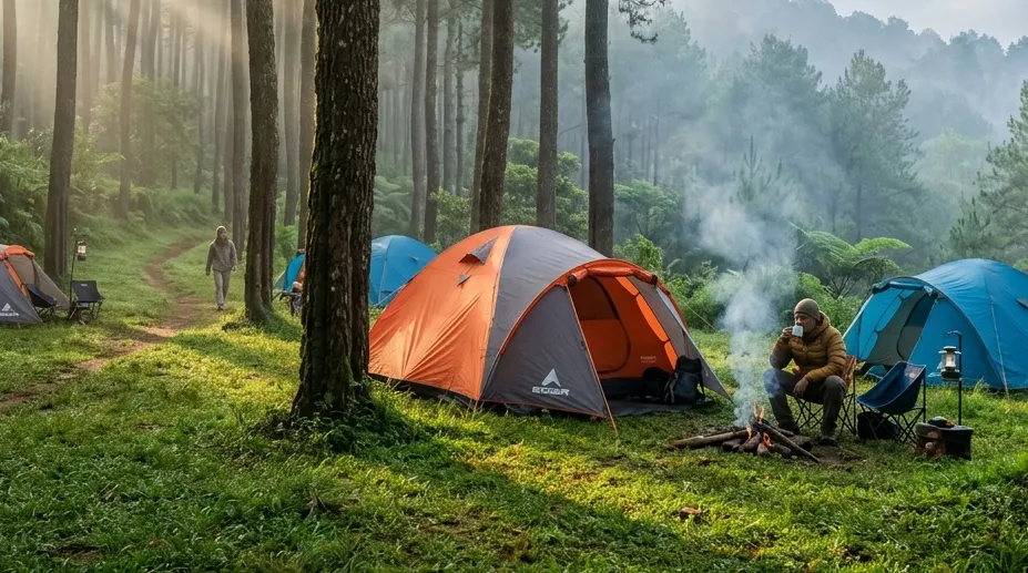 Paket Camping Murah Batu Malang di Hutan Pinus