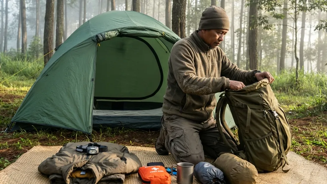 Checklist Perlengkapan Pribadi Saat Kemah Barang Esensial yang Wajib Masuk Ransel Anda