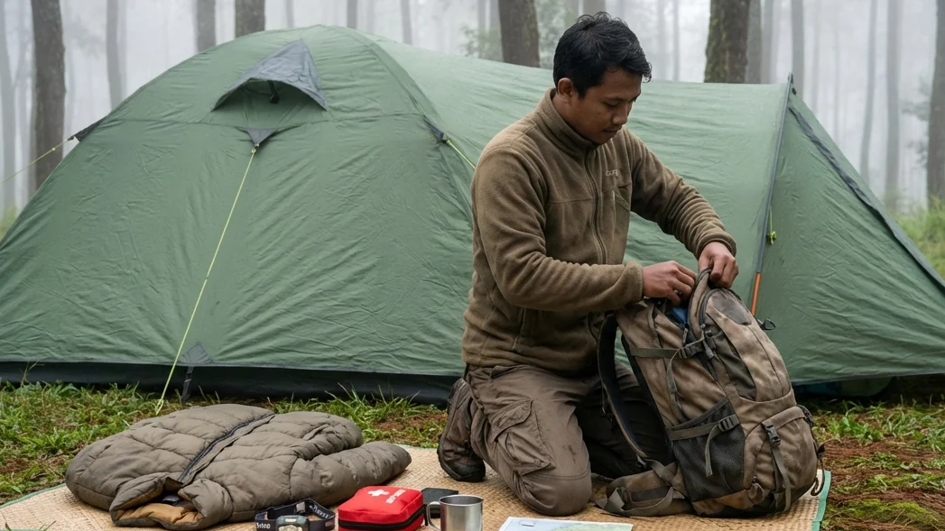 Checklist Perlengkapan Pribadi Saat Kemah Barang Esensial yang Wajib Masuk Ransel Anda