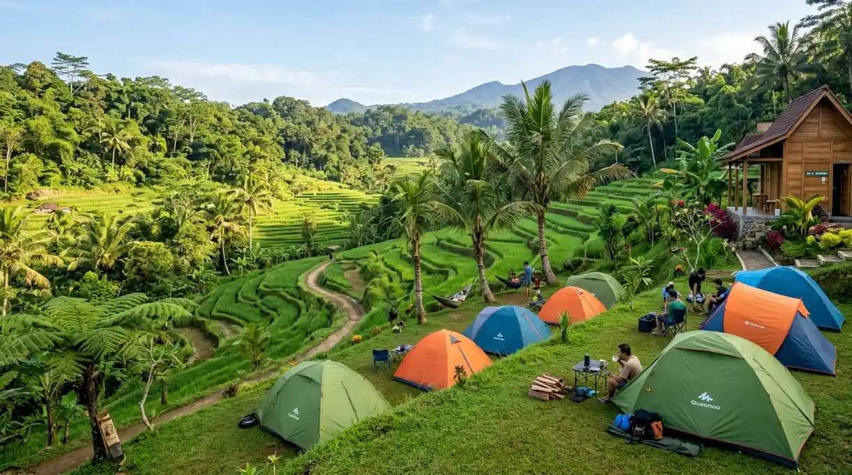 Papan Nama Fasilitas Batu Sunrise Camp