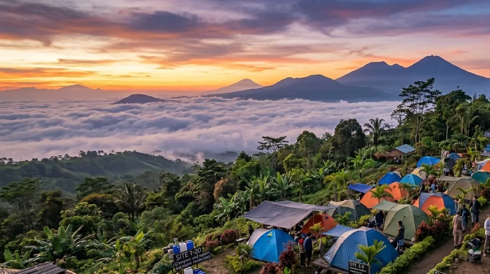 Spot Sunrise Terbaik Camping Batu Malang