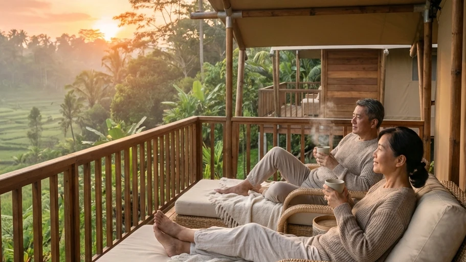 Fasilitas Tenda Premium Menyerupai Glamping di Batu