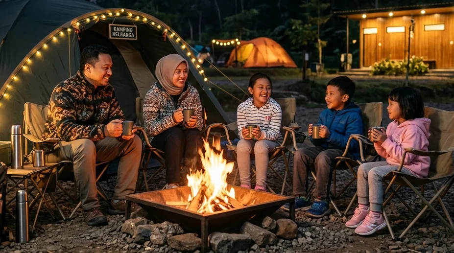 Tenda Premium untuk Keluarga di Batu Sunrise Camp