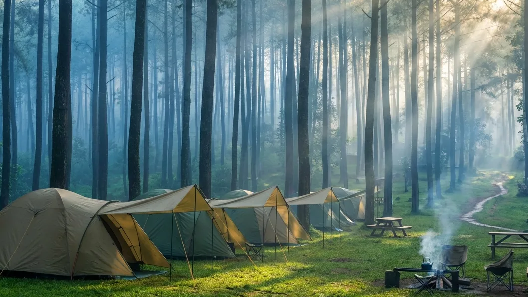 Menepi Sejenak di Area Kemah Hutan Pinus Batu Healing Terbaik di Tengah Rimbunnya Alam Malang