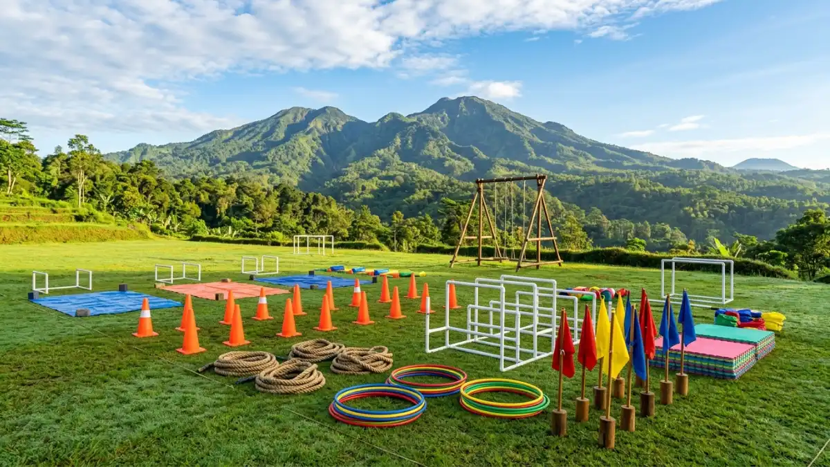 Fasilitas outbound di Batu yang lengkap untuk kegiatan kelompok