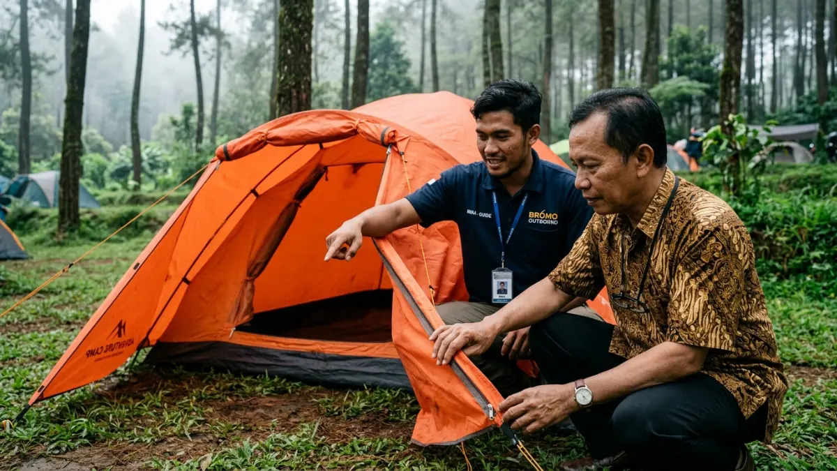 Inspeksi Fasilitas Camping Ground untuk Kegiatan MPLS dan Team Building di Batu