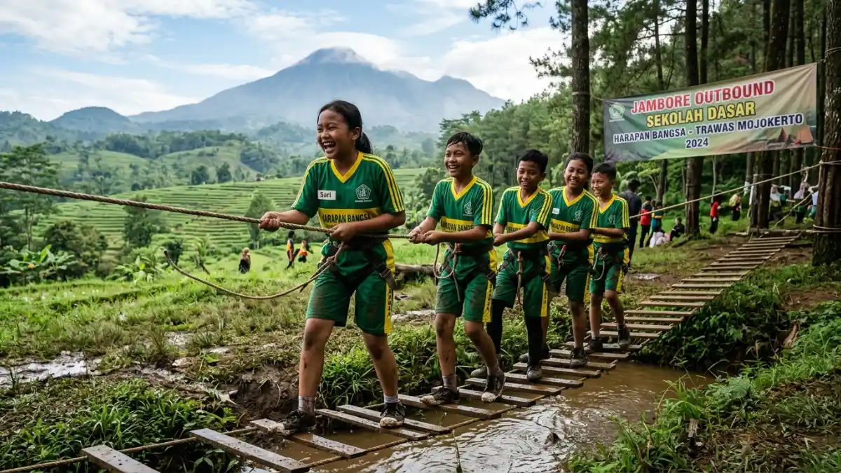 Outbound Sekolah dan Keluarga di Trawas Mojokerto