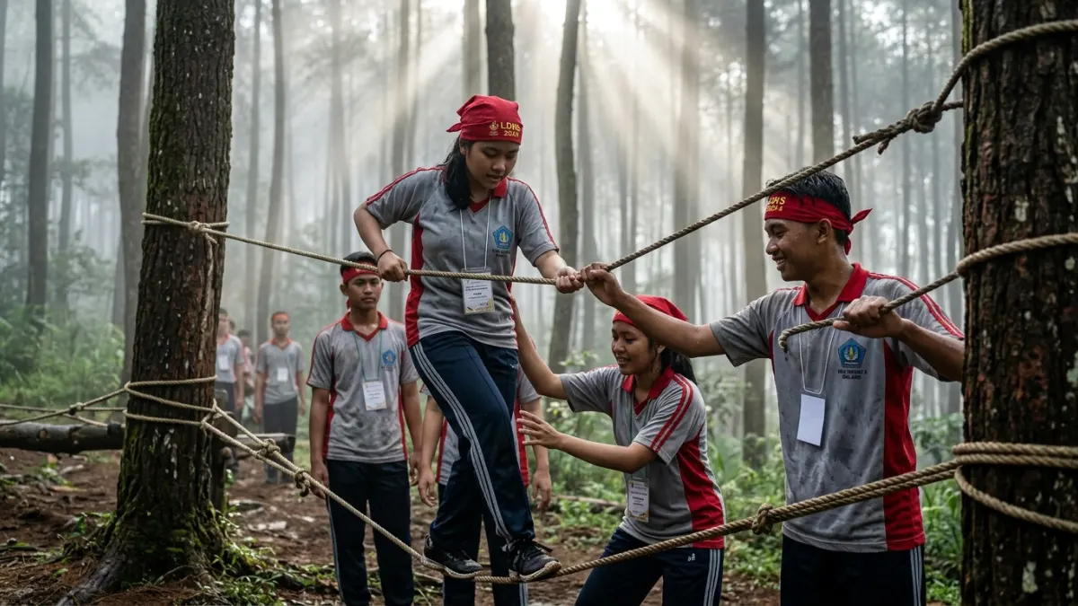 Paket Outbound LDKS dan MPLS Sekolah Batu Malang
