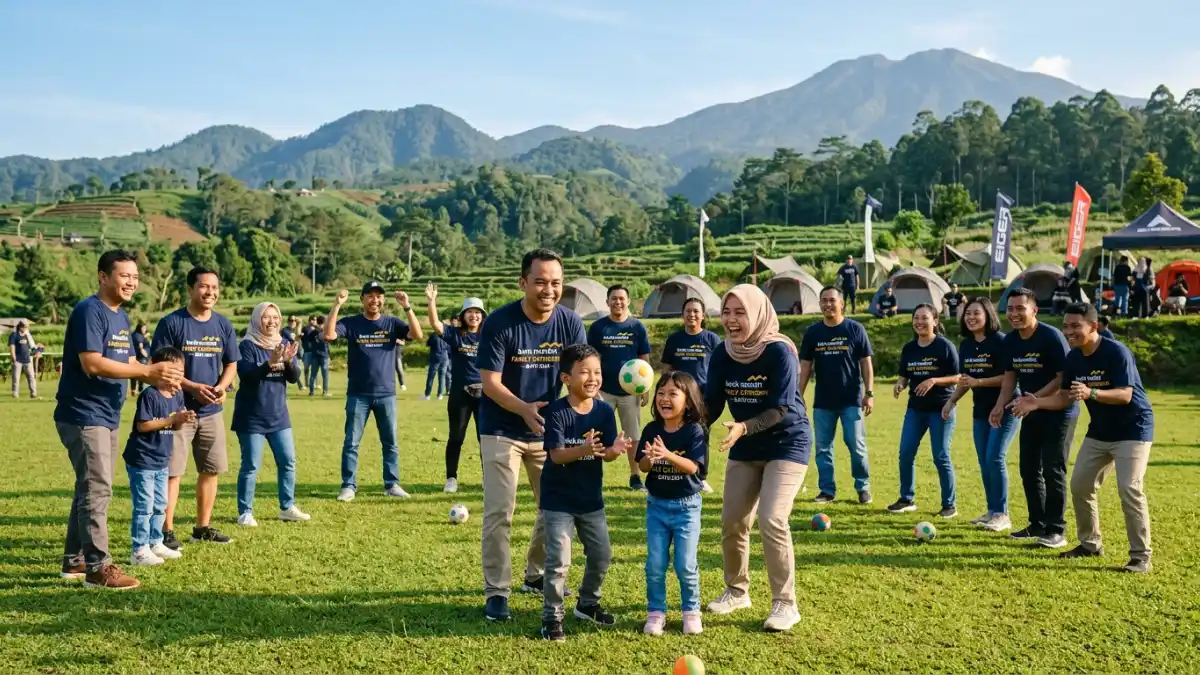 Kegiatan outbound untuk perusahaan dan family gathering