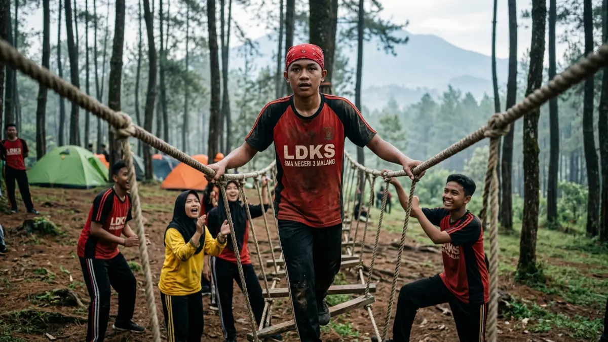 Pelatihan Kepemimpinan Siswa di Batu Malang