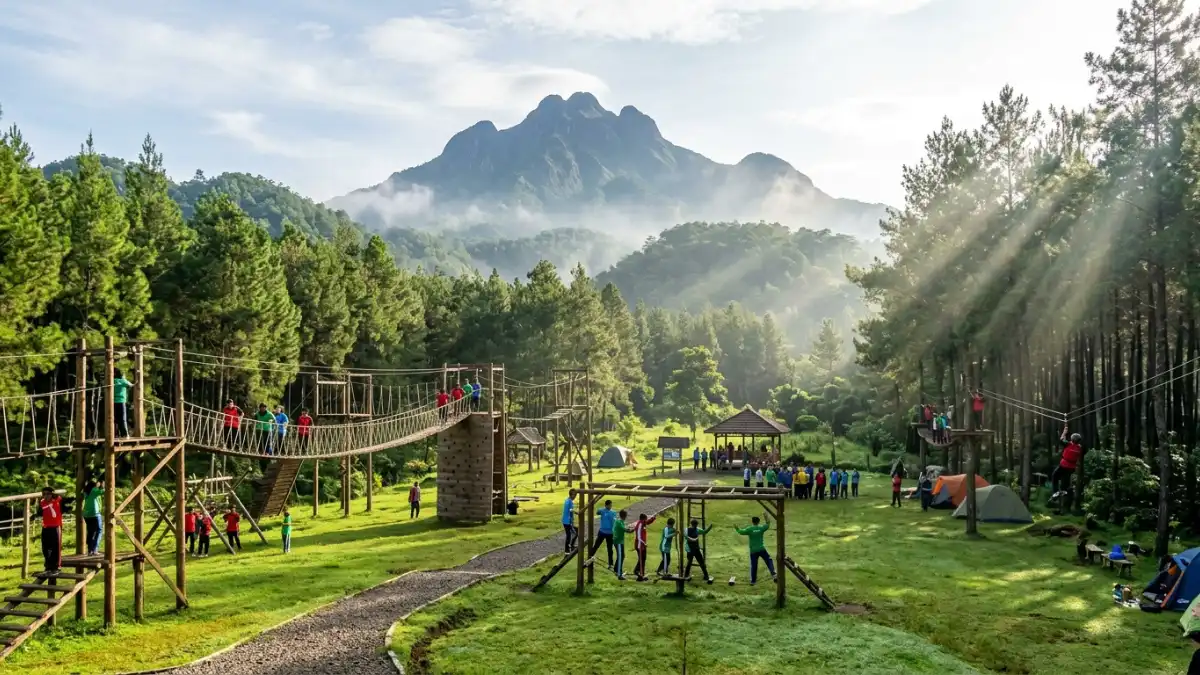 8 Rekomendasi Tempat Outbound Terbaik di Trawas Mojokerto