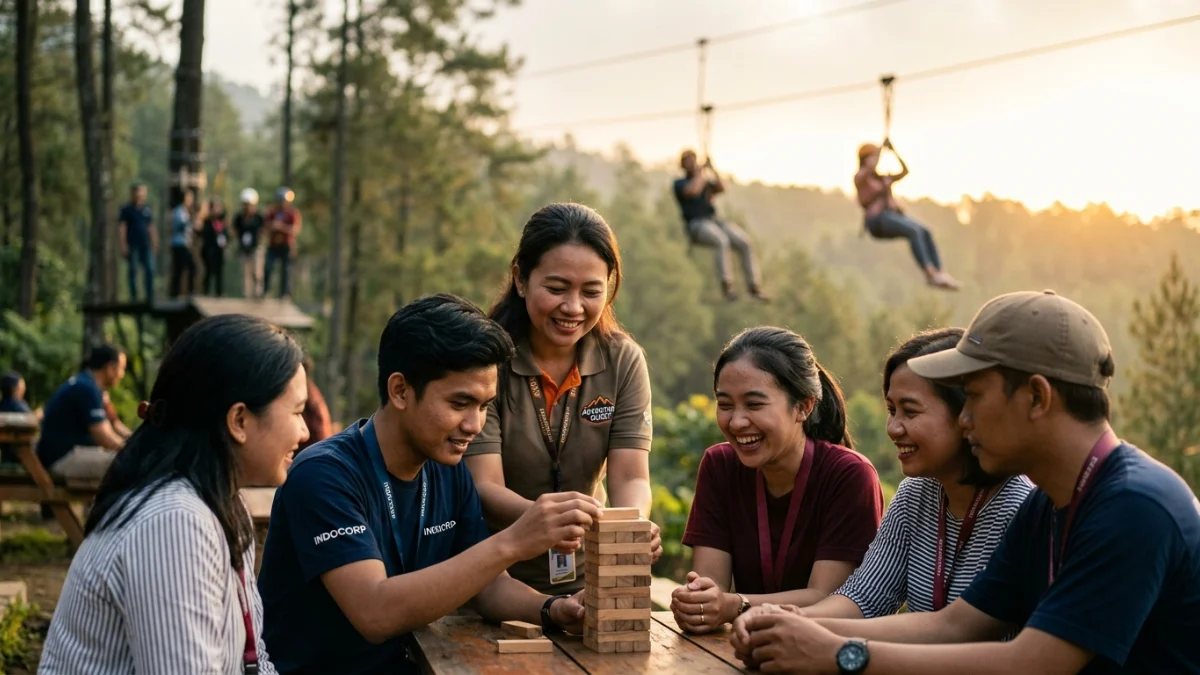 Perbedaan Outbound dan Team Building