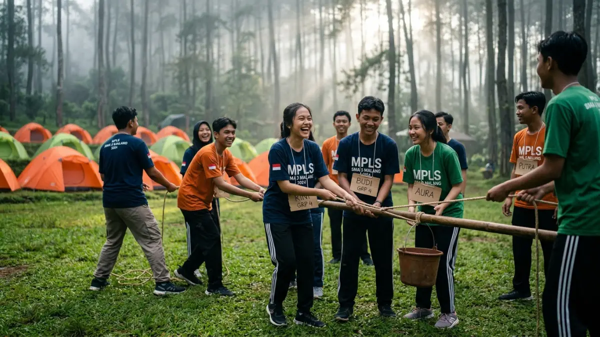 Paket Team Building dan MPLS Sekolah dengan Fasilitas Camp di Batu