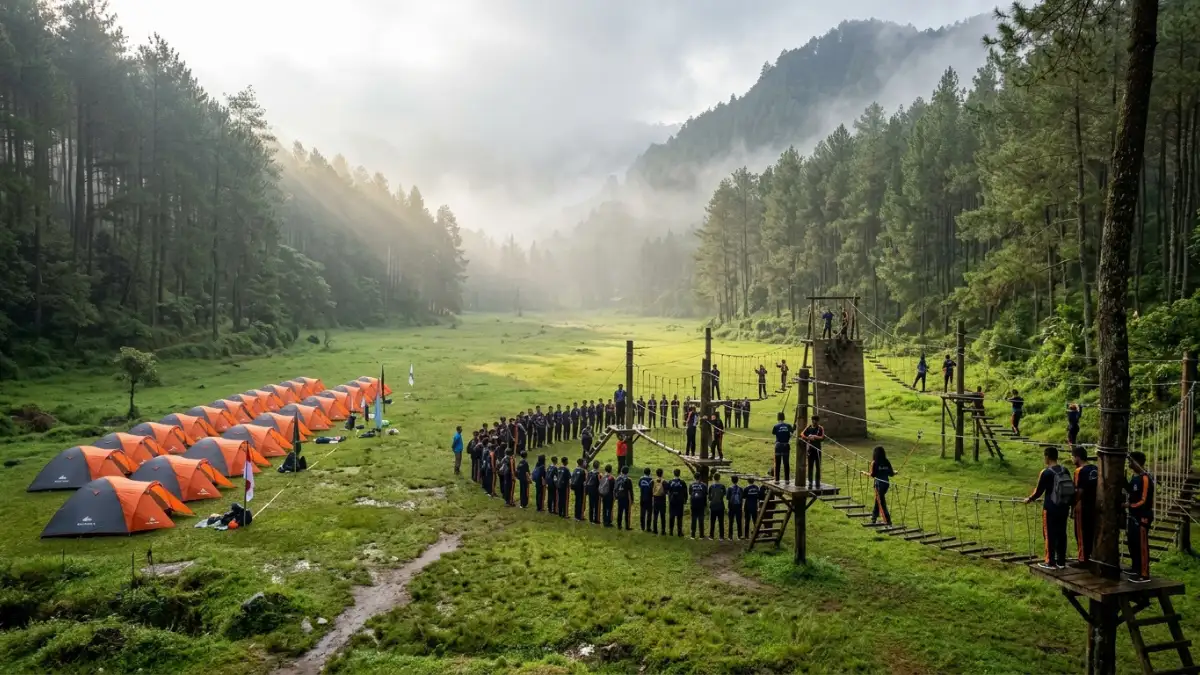 Tempat Outbound LDKS dan Pelatihan Kepemimpinan Siswa di Batu Malang